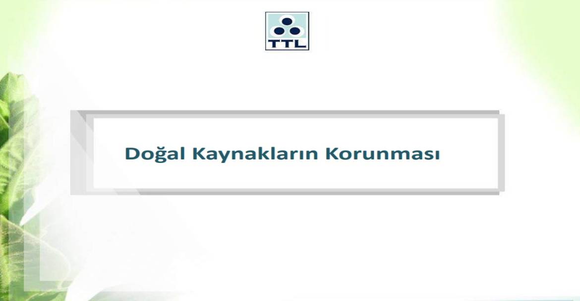 Doğal Kaynakların Korunması